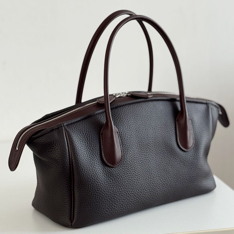 Luxury Bags Sale - Niche Design Large‑Capacity Cowhide Commuter Dumpling