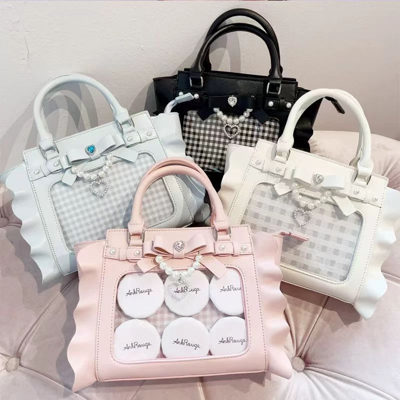 Accordion Wallet Zip - Harajuku Square Pink Ita Bag Women