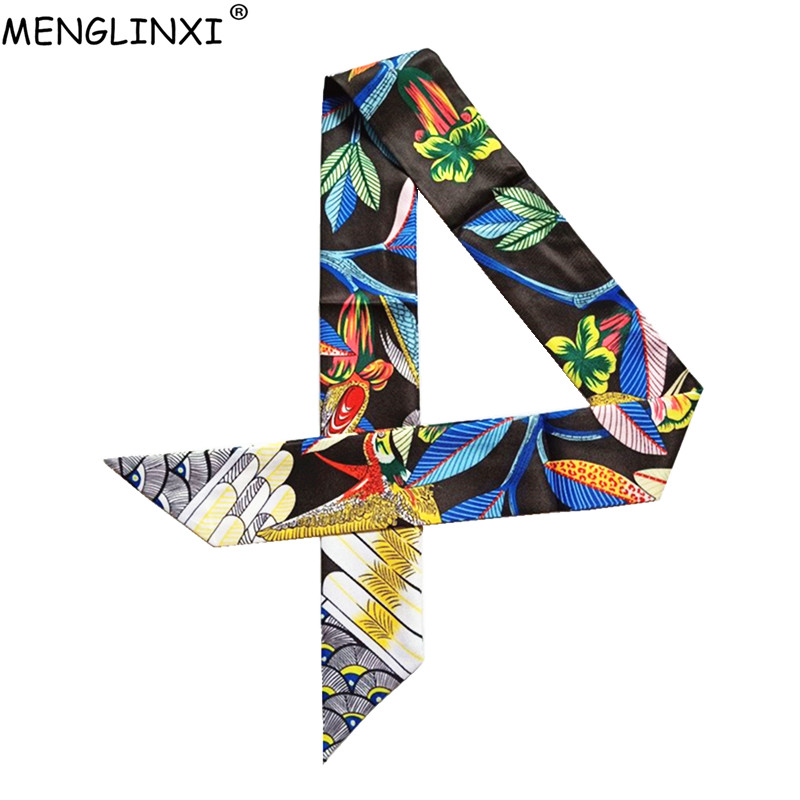 Luxury Bags For Women Brands - Luxury Brand Hummingbird Print Skinny Silk