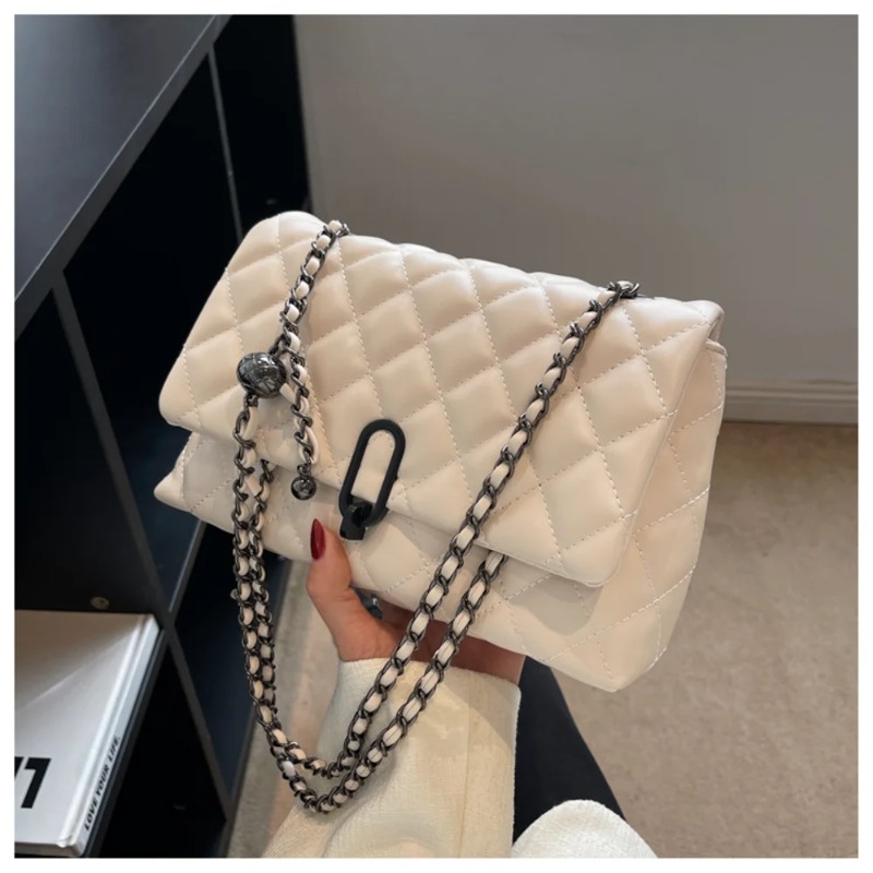 2026 Women's Beige Diamond Qui - Luxury Bags For School recension och pris