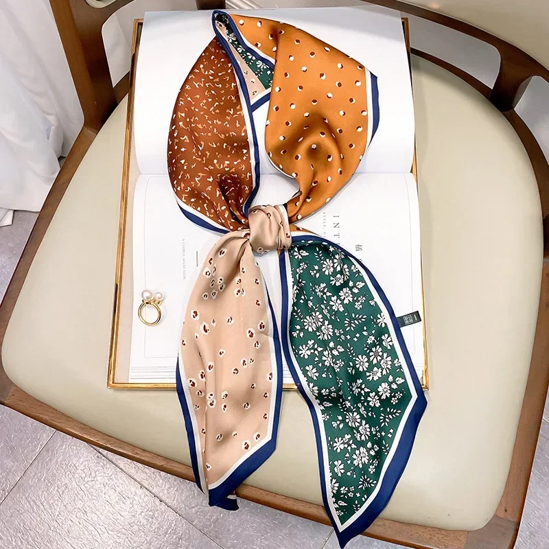 Design Print Skinny Scarf Plai - Luxury Bags For Women Brands recension och pris