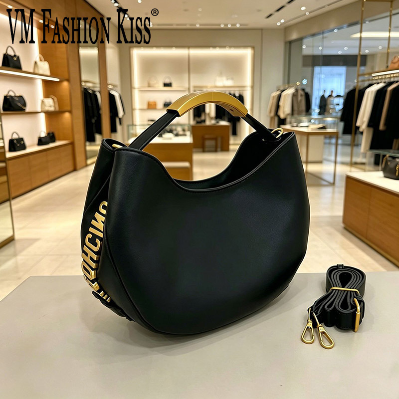 Demi-cercle Women Golden Lette - Luxury Bags Tote recension och pris