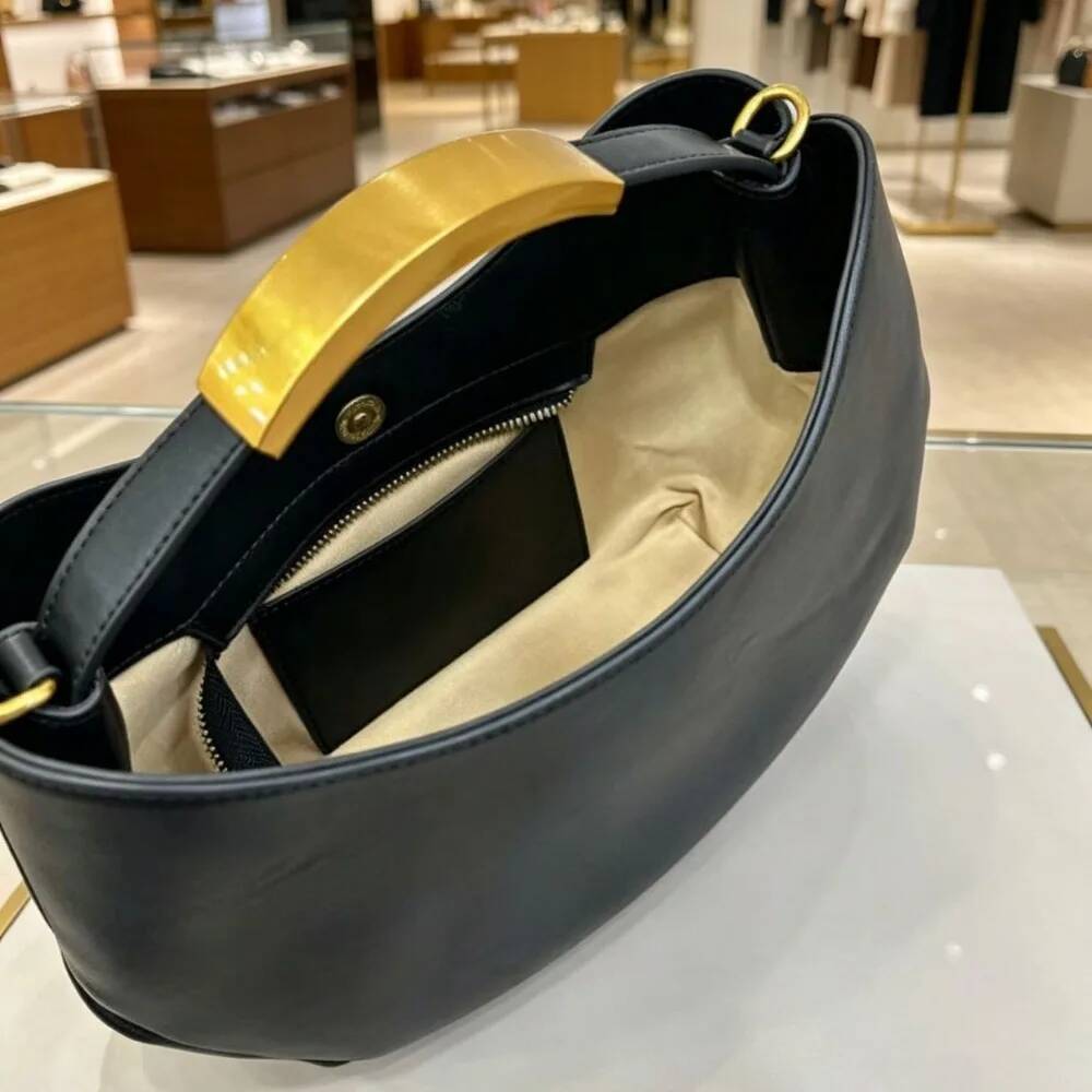 Demi-cercle Women Golden Lette - Luxury Bags Tote recension och pris