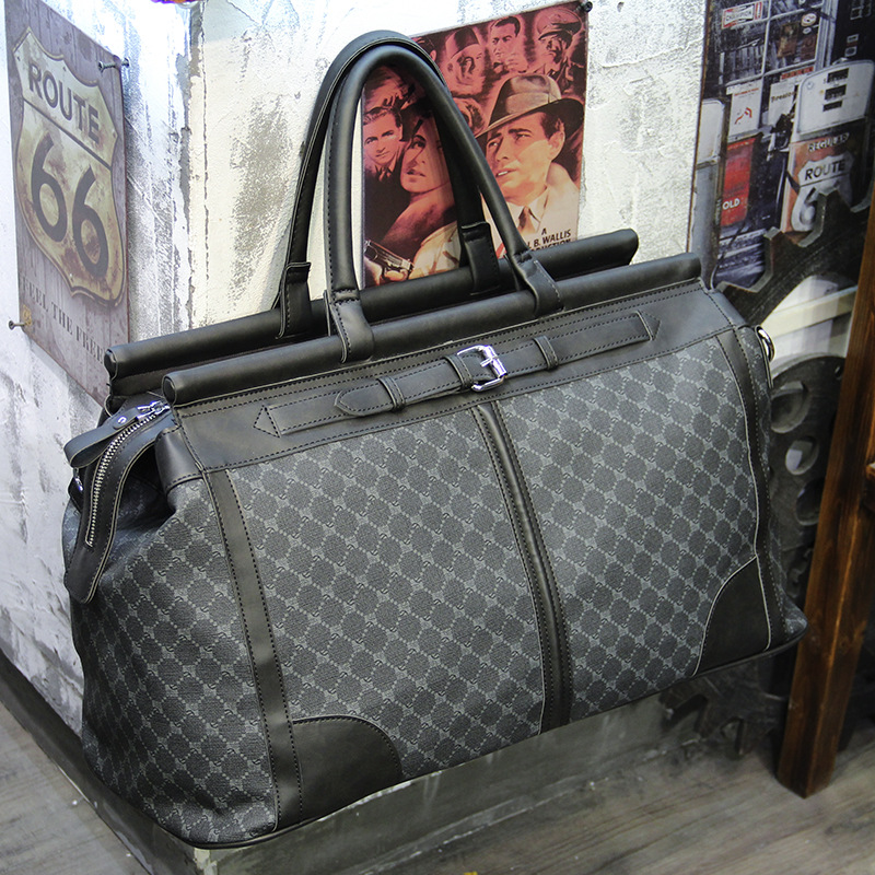 Fashion Plaid Travel Bag Men H - Luxury Bags Tote recension och pris