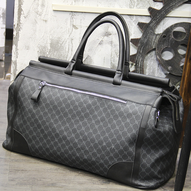 Fashion Plaid Travel Bag Men H - Luxury Bags Tote recension och pris