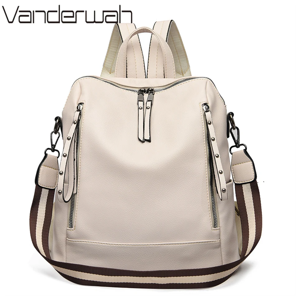 Brand Luxury Backpacks Soft Le - Luxury Bags For School recension och pris
