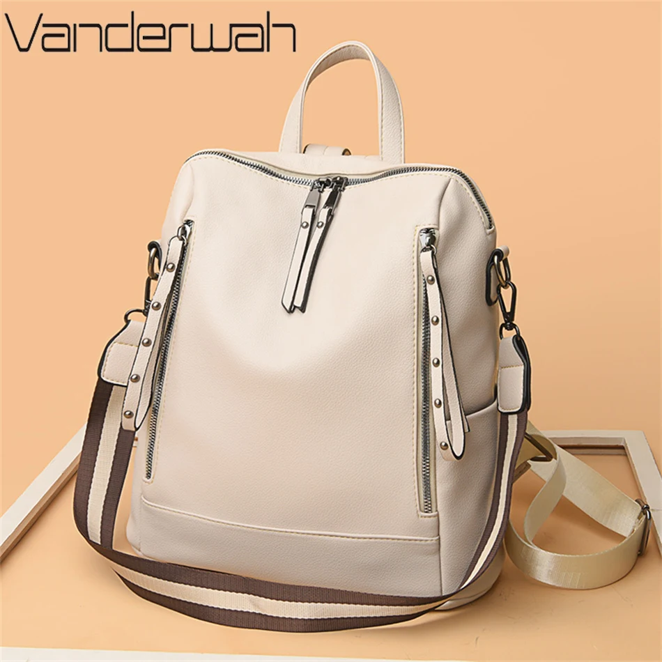Brand Luxury Backpacks Soft Le - Luxury Bags For School recension och pris