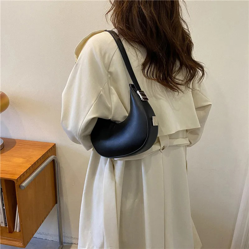 Women's Underarm Bag Luxurious - Accordion Wallet Zip recension och pris