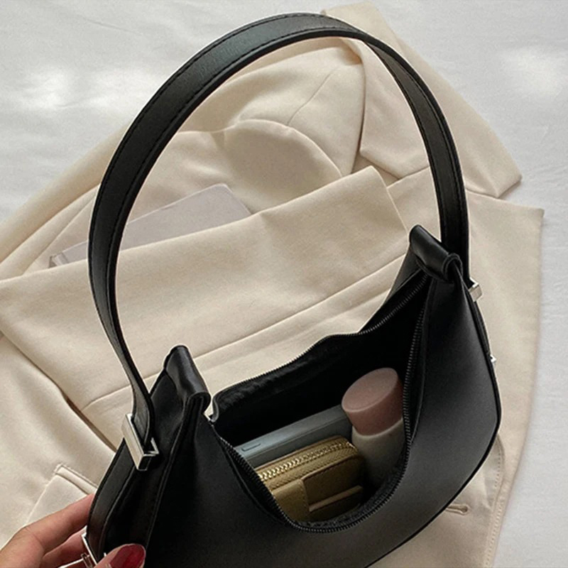 Women's Underarm Bag Luxurious - Accordion Wallet Zip recension och pris