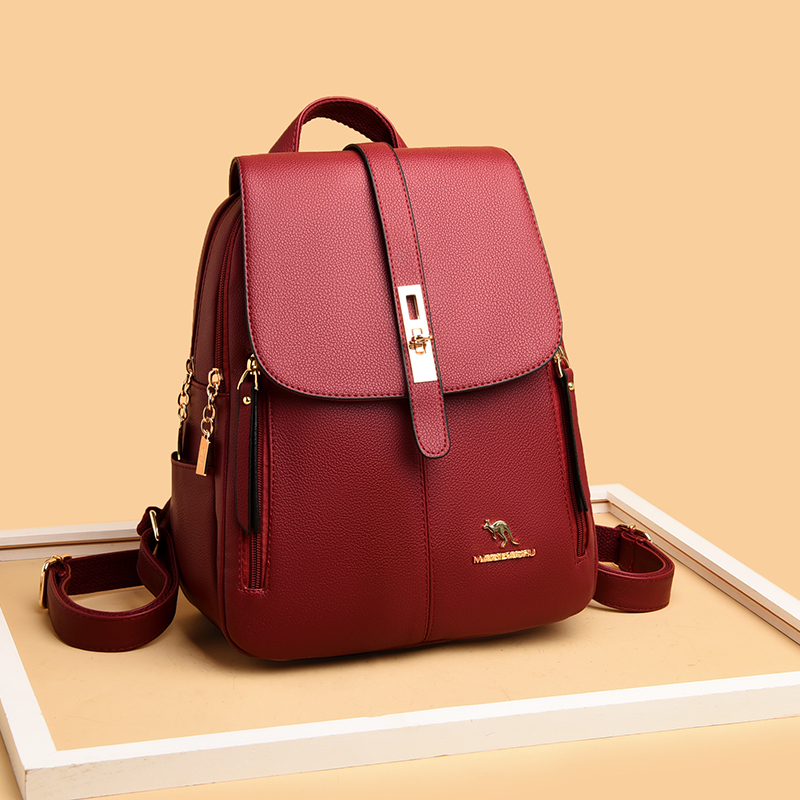 Luxury Women Leather Backpacks - Luxury Bags For School recension och pris