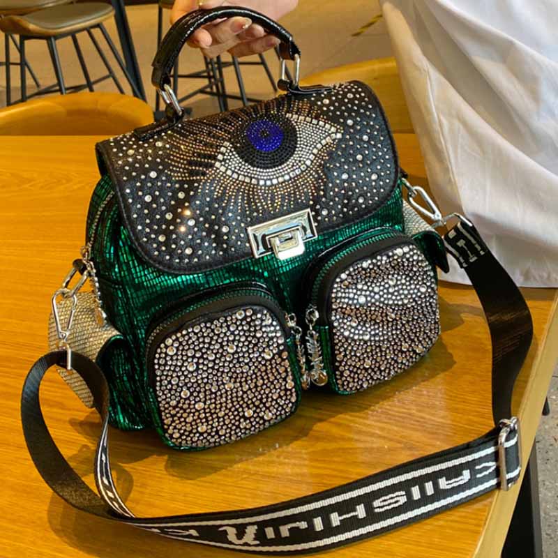 Fashion Women Backpack Big Cap - Luxury Bags For School recension och pris