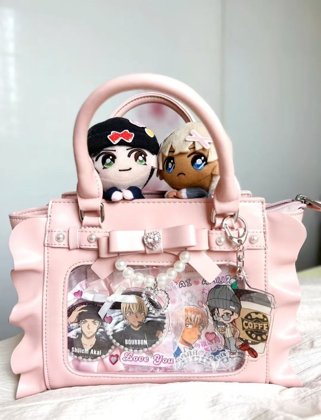 Harajuku Square Pink Ita Bag W - Accordion Wallet Zip recension och pris